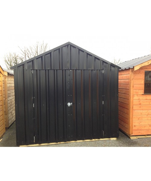 18ft x 8ft Black Steel Garden Shed Garden Sheds For Sale
